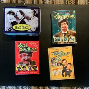 CLASSIC COMEDY DVD'S, ABBOTT&COSTELLO, THE HONEYMOONERS, RED SKELTON, 3 STOOGES